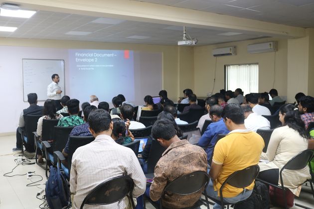 Classroom session on government tendering
